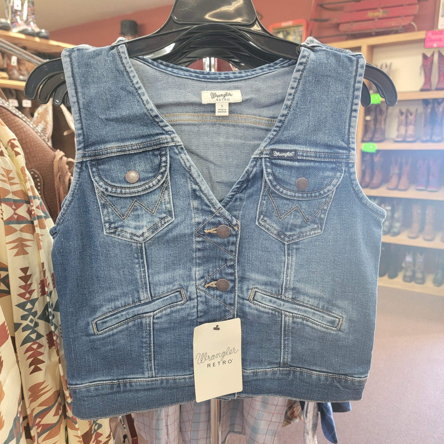 Womens Wrangler Denim vest 112344711