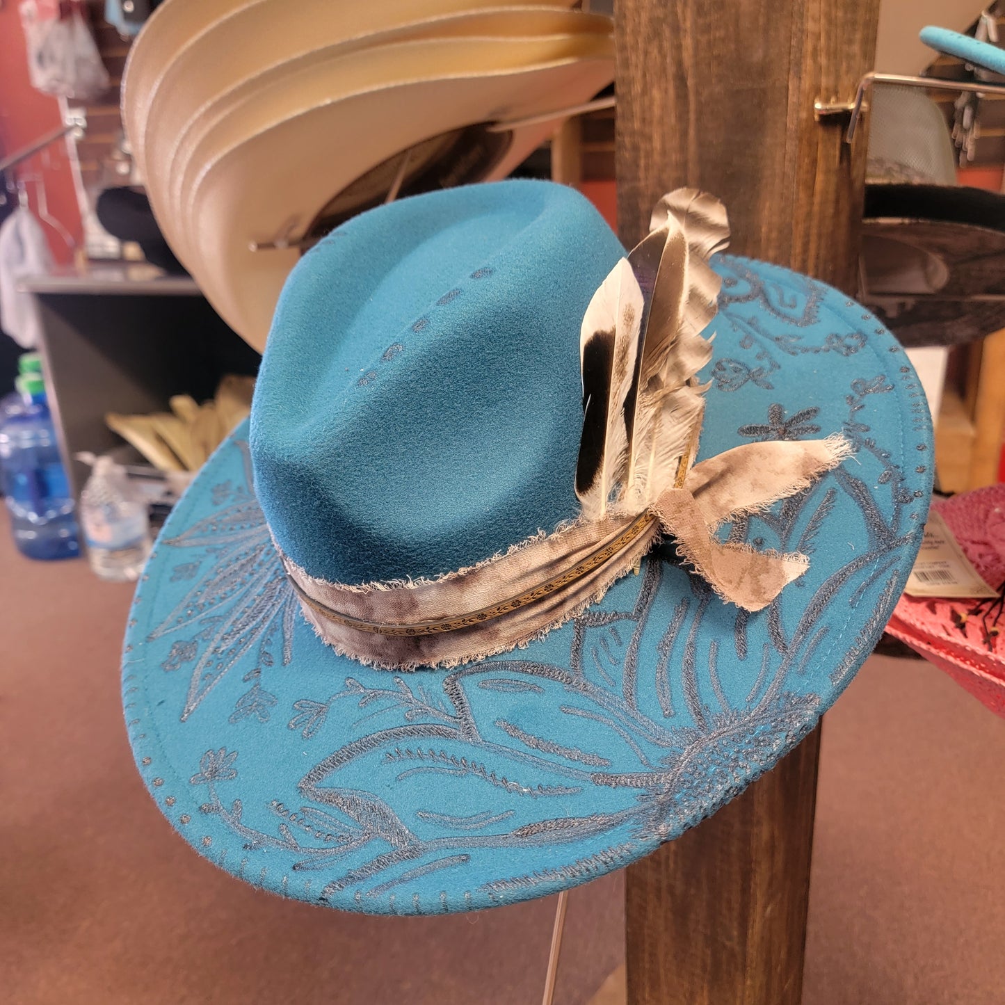 Custom Cow girl hat 12523