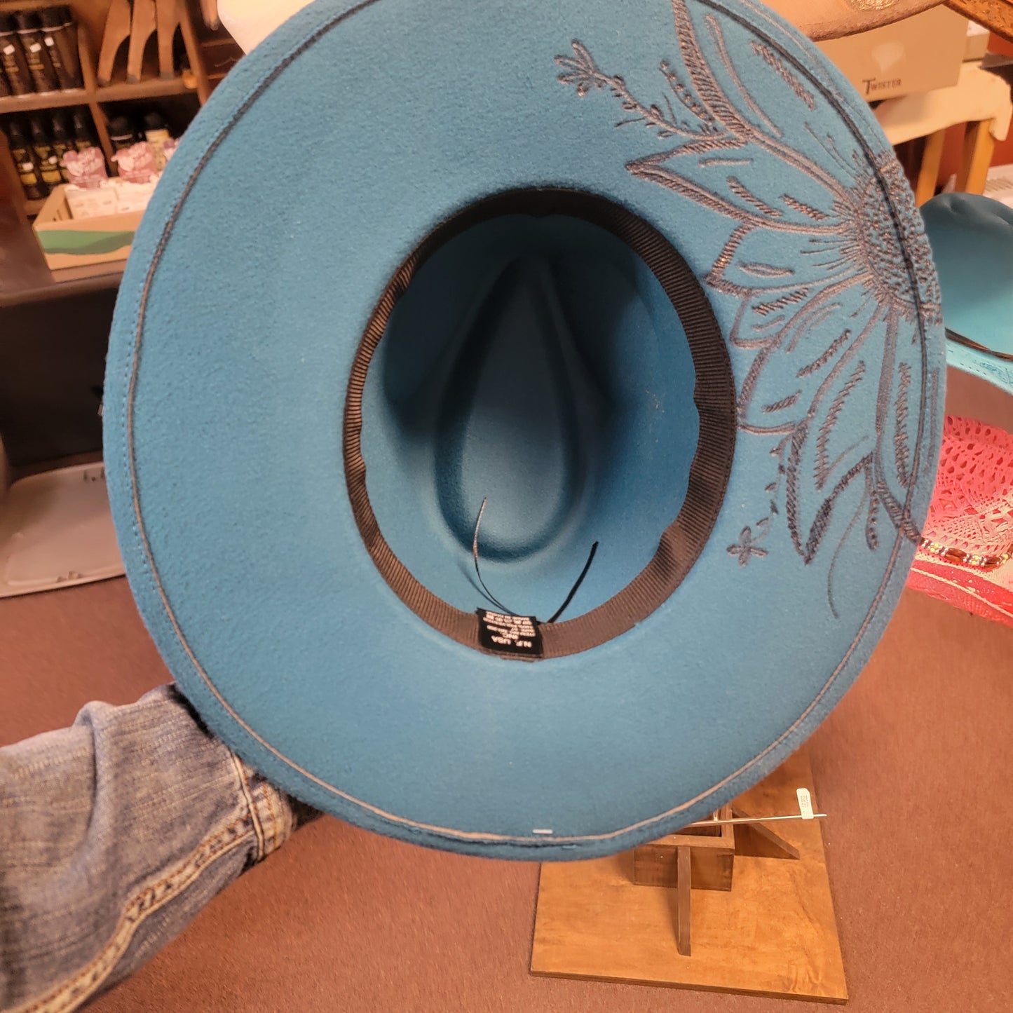 Custom Cow girl hat 12523