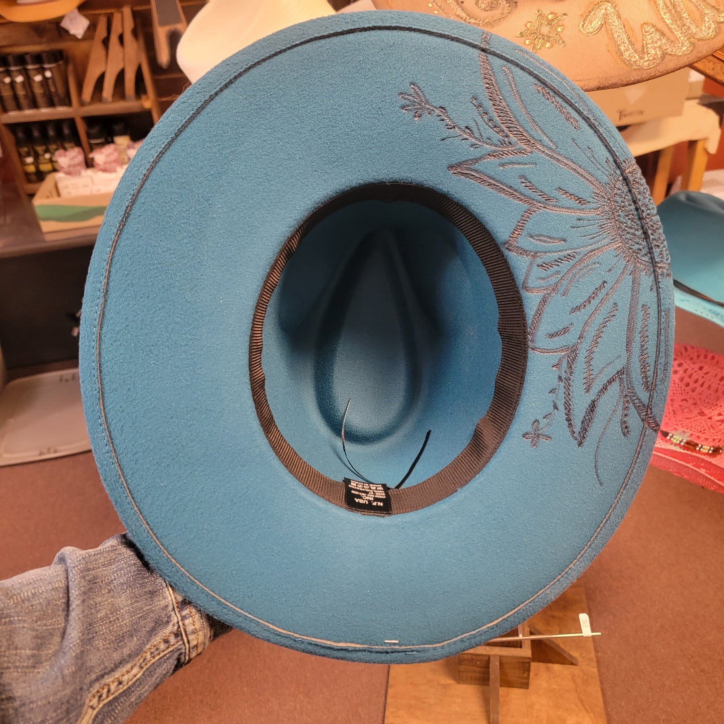 Custom Cow girl hat 12523