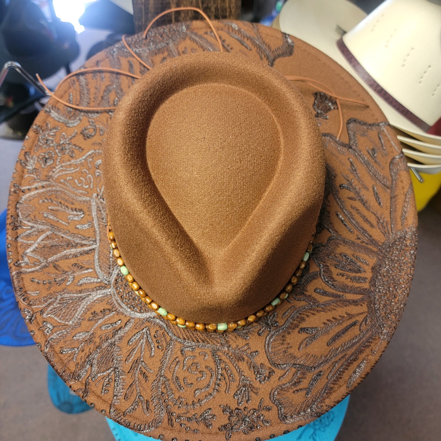 Custom Cow girl hat 12523
