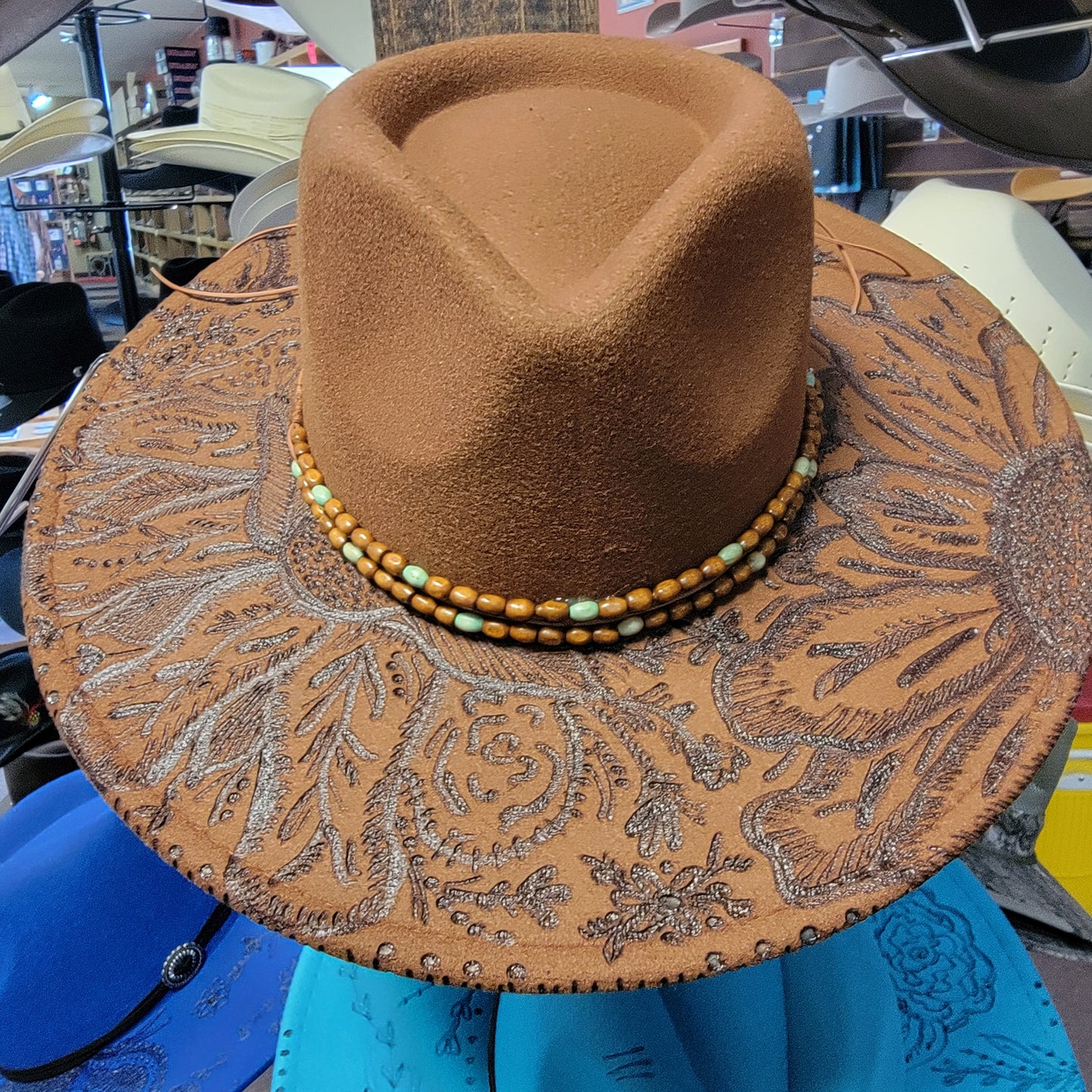 Custom Cow girl hat 12523
