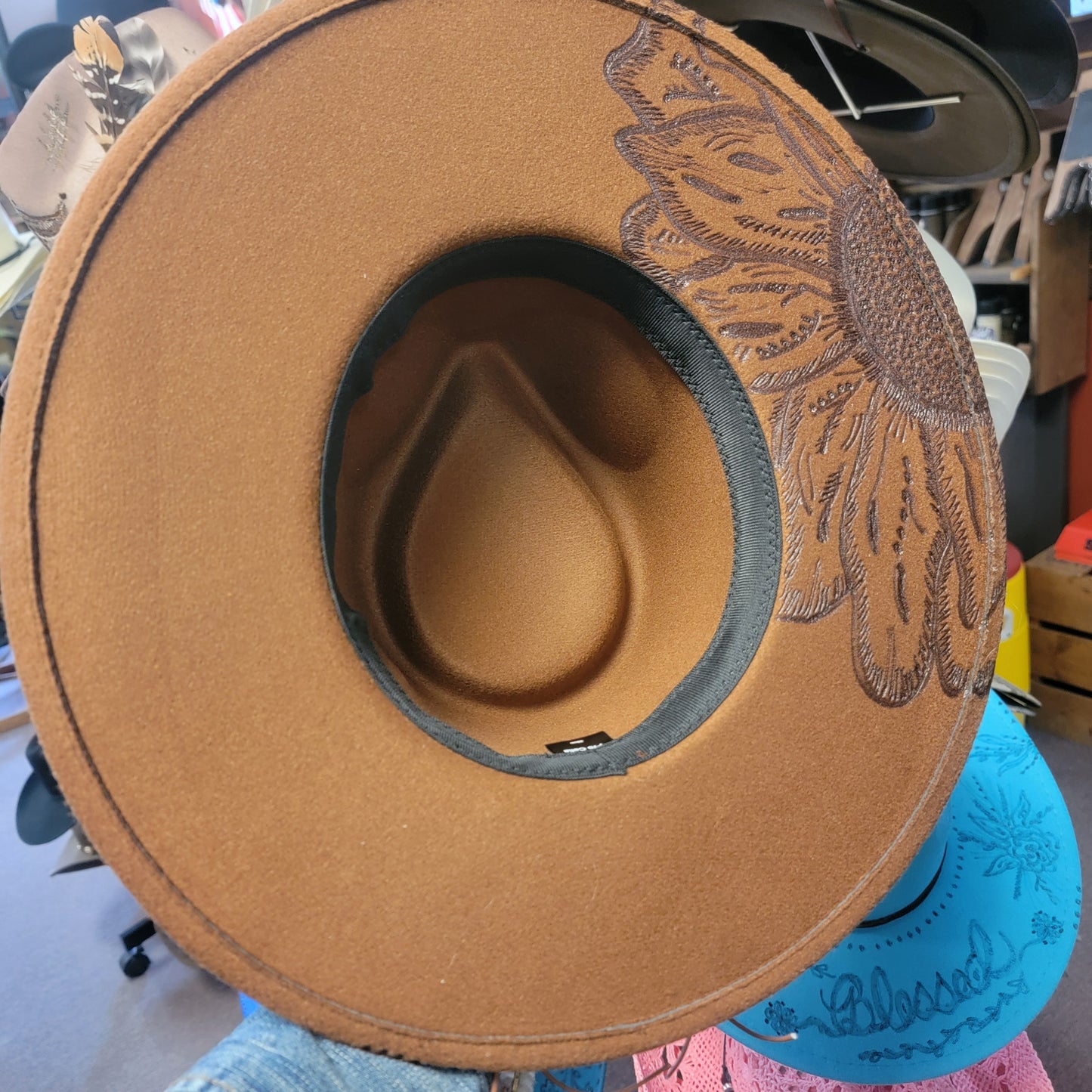 Custom Cow girl hat 12523