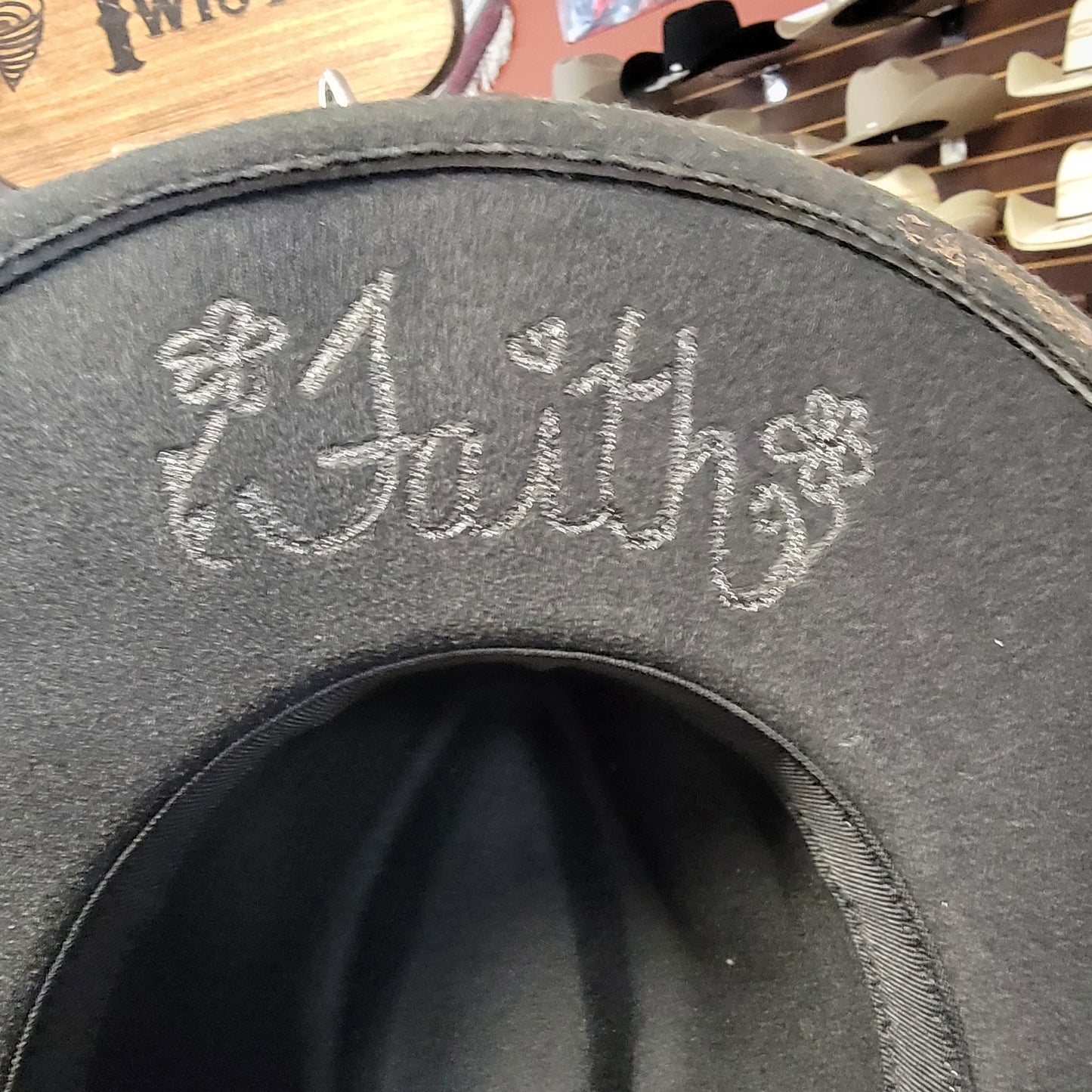 Custom Cow girl hat 12523