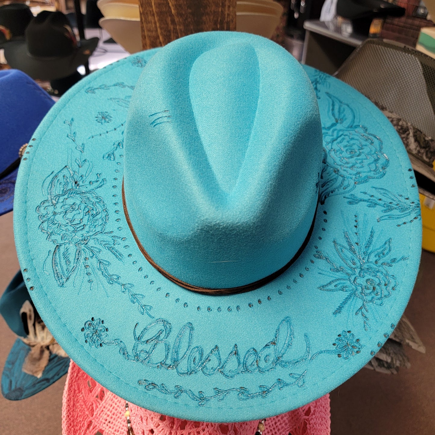 Custom Cow girl hat 12523