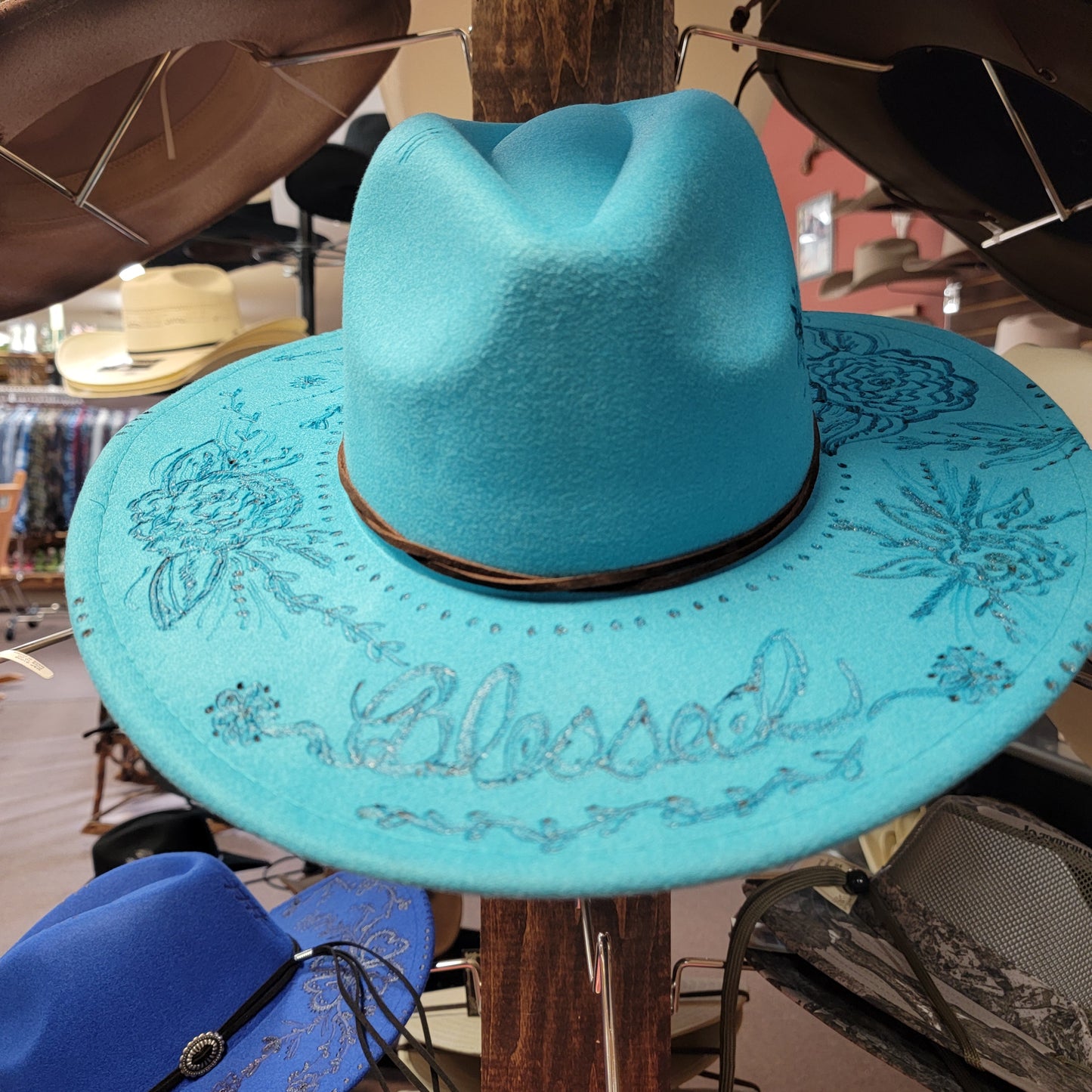 Custom Cow girl hat 12523