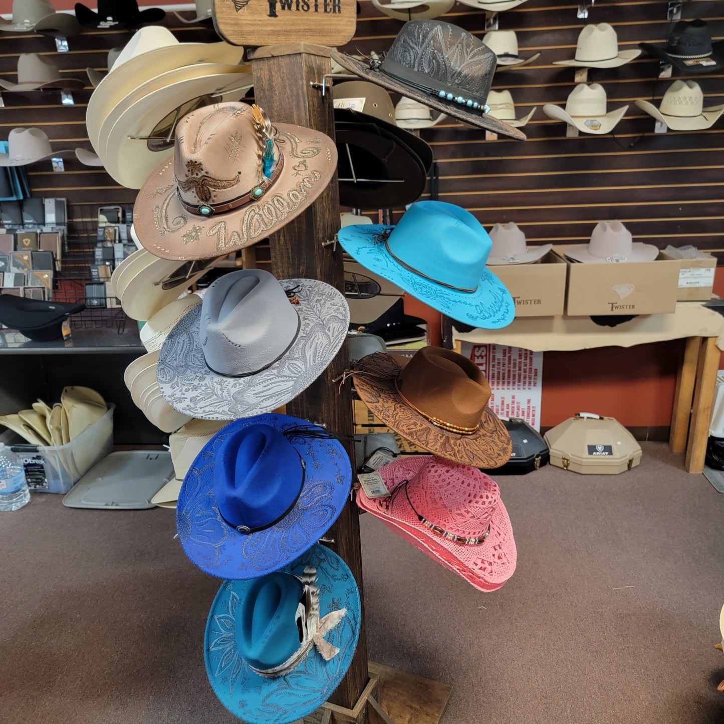 Custom Cow girl hat 12523