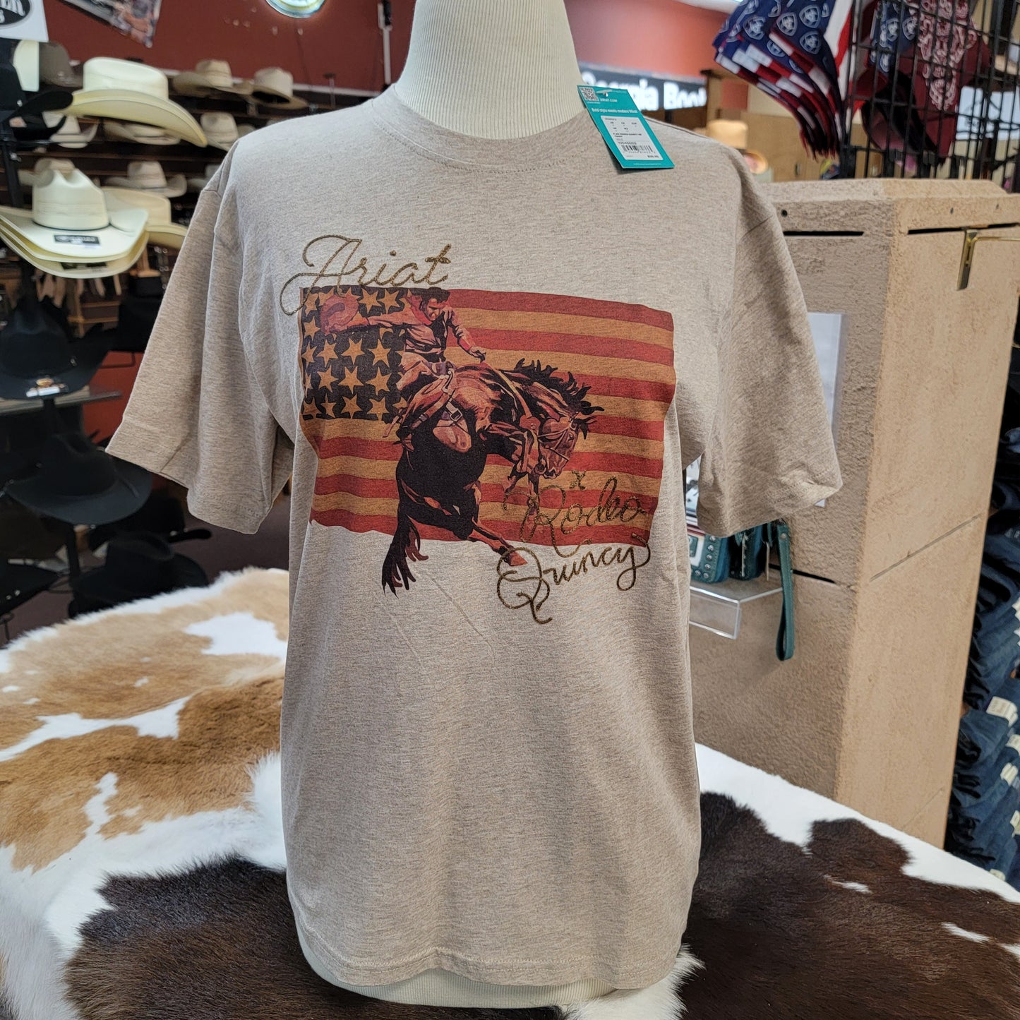 Ariat Womens Flag Rodeo T Shirt 10048669