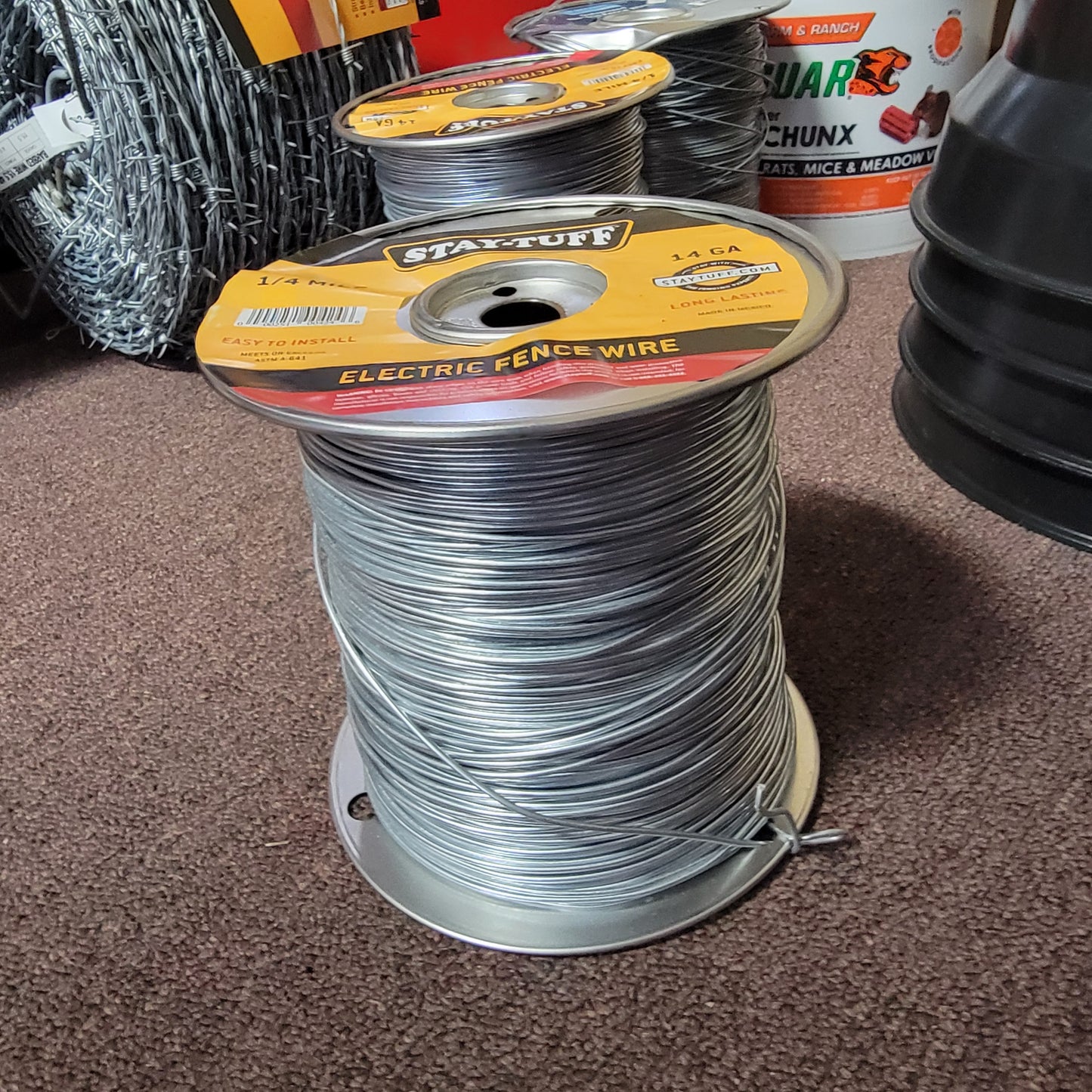 14 Gage Electric fence wire-Roll : 1/4 mile