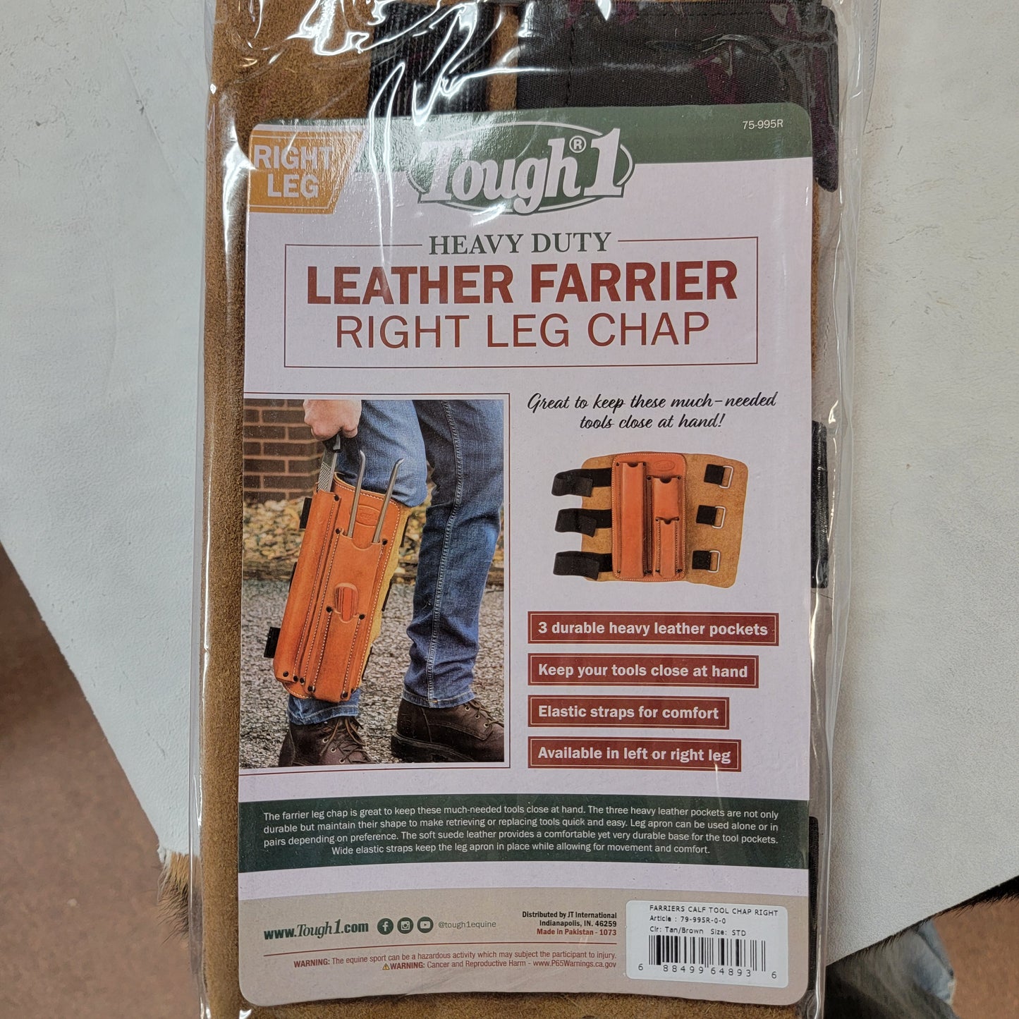 Tough 1 Farrier right leg chap