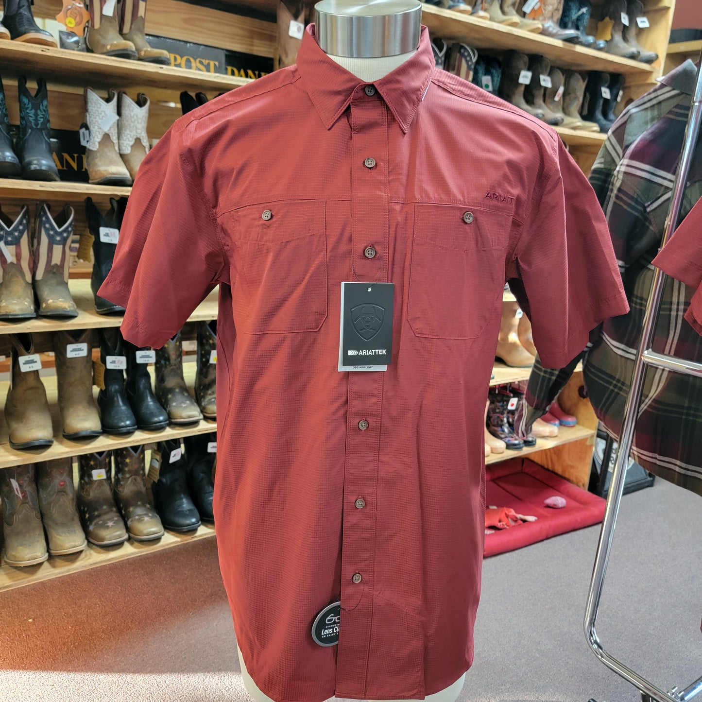 Ariat mens short sleeve Vent Tec shirt 10048569
