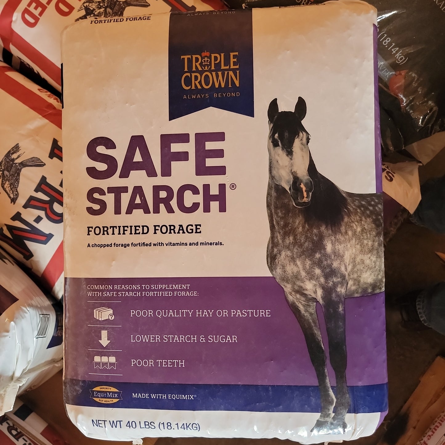 Purina Safe Starch Forage Bale-Purple : 40# 3004489