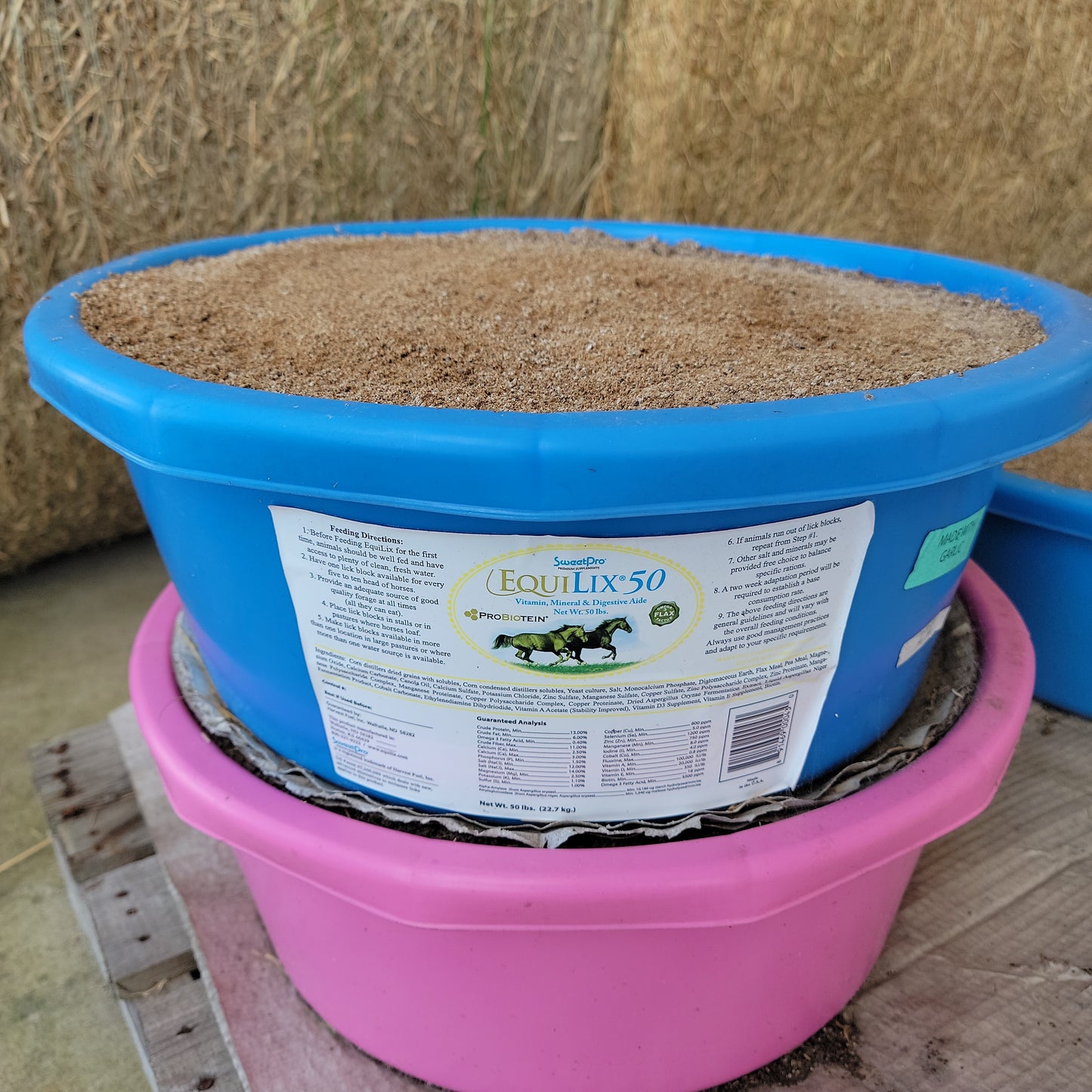 Equilix Tub 50# Garlic : 50#