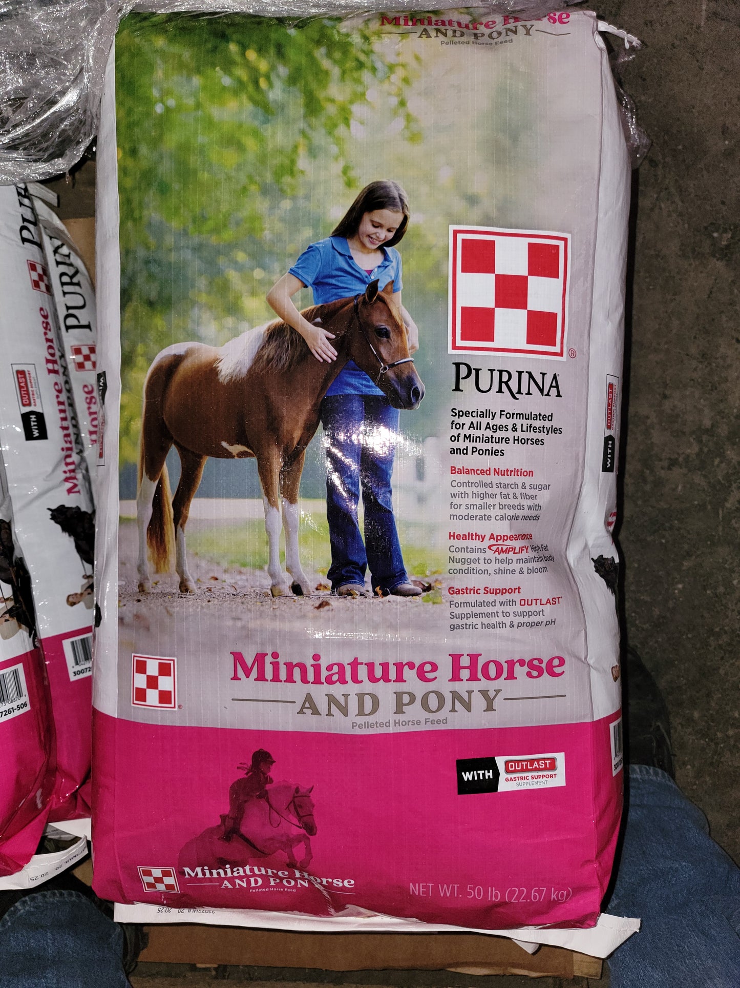 Purina Mini horse feed-bag : 50 lb 3007261-506