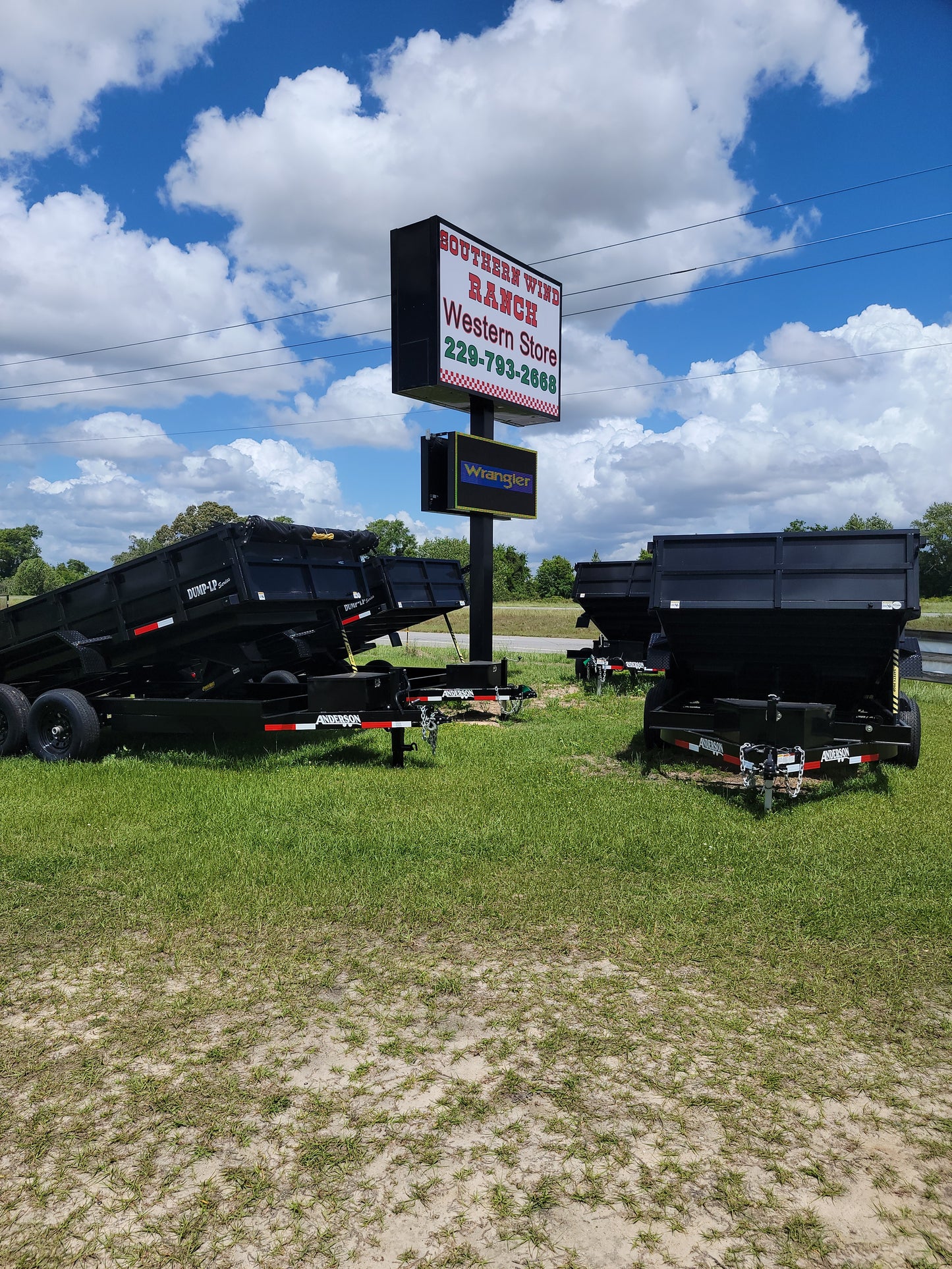 Anderson 12ft 5Ton Dump trailer-BLACK : 7 X 12