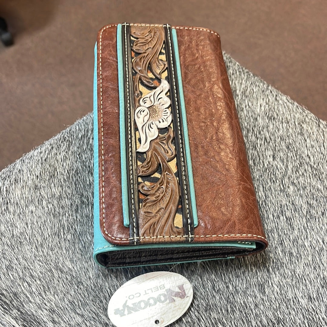 NOCONA WALLET-TURQUIOS