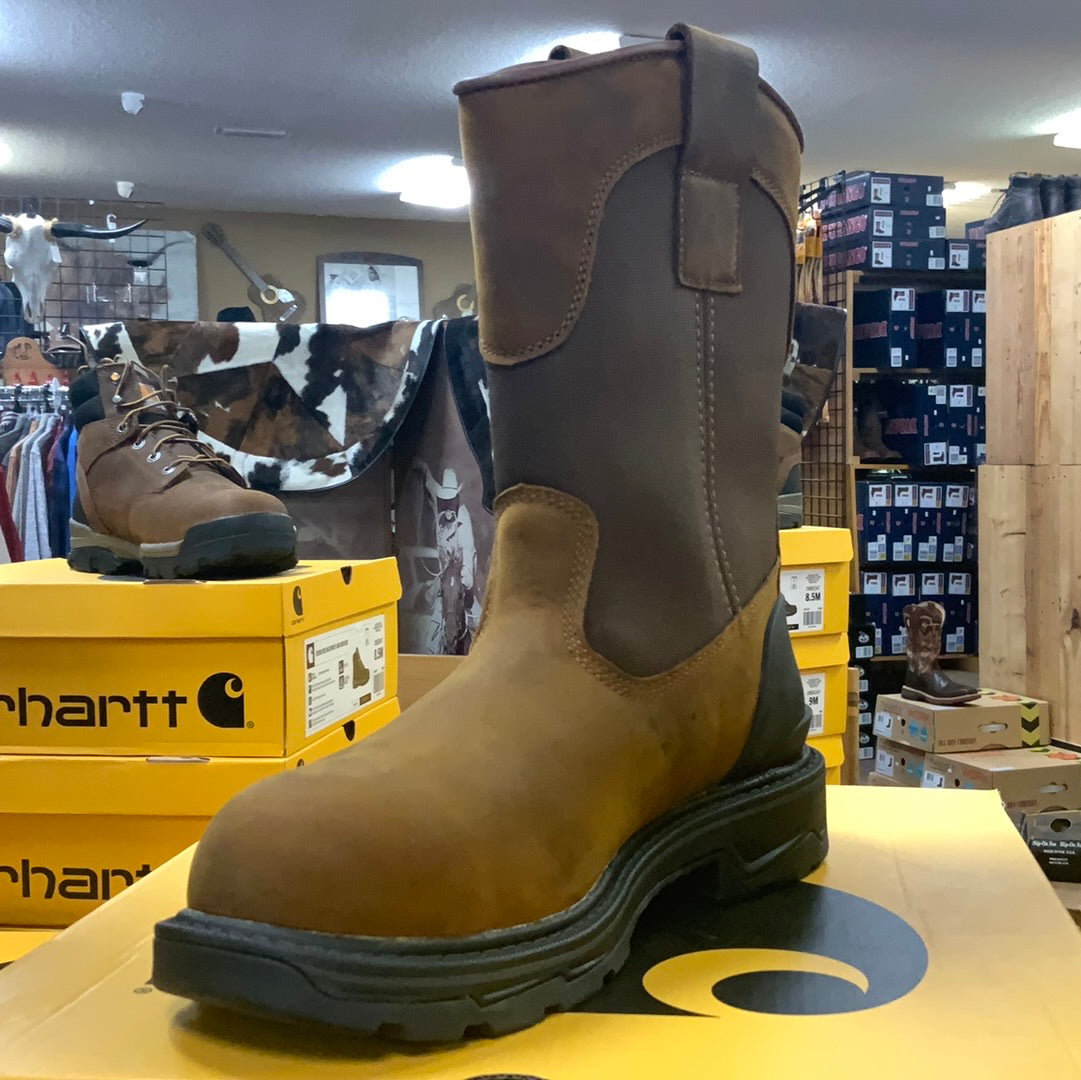 MENS CARHARTT WTRPROOF BOOT-BROWN : FT1500-M