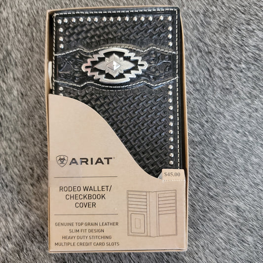 Ariat Rodeo Wallet check book cover