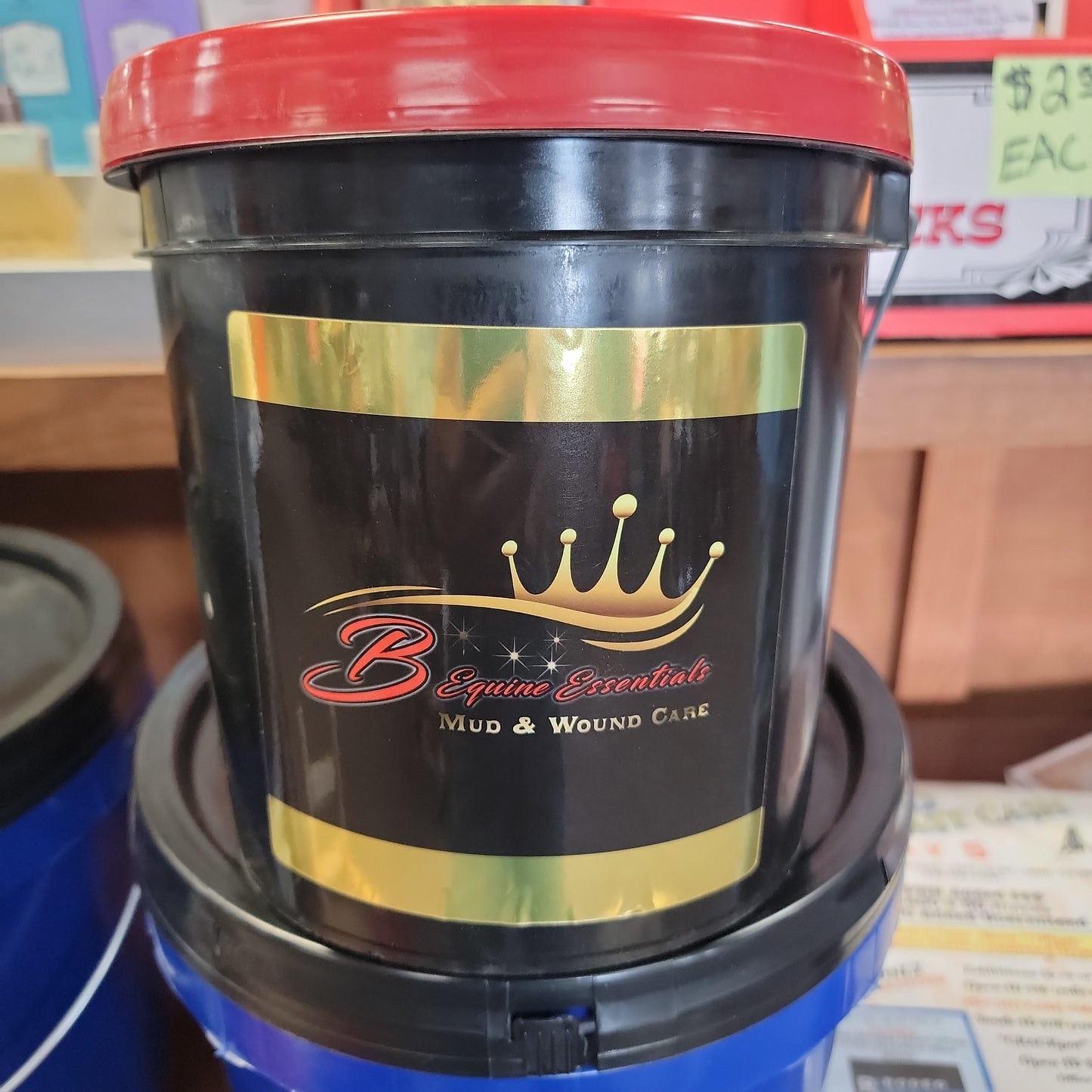 Kimmies mud and wound care-black/red : 1 gal