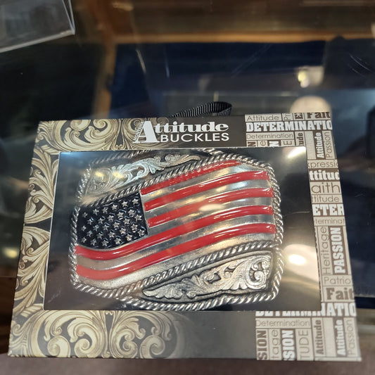 M-AB-ANTSLV ENGRAVED FLAG-SILVER