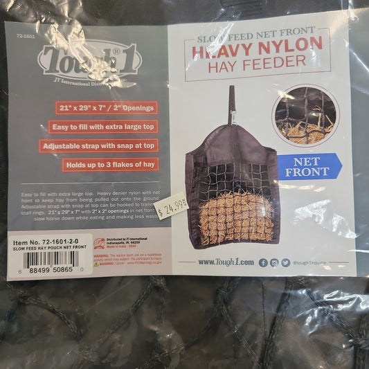 Slow feed hay feeder