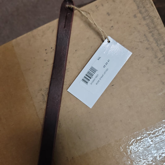 Rope strap latigo