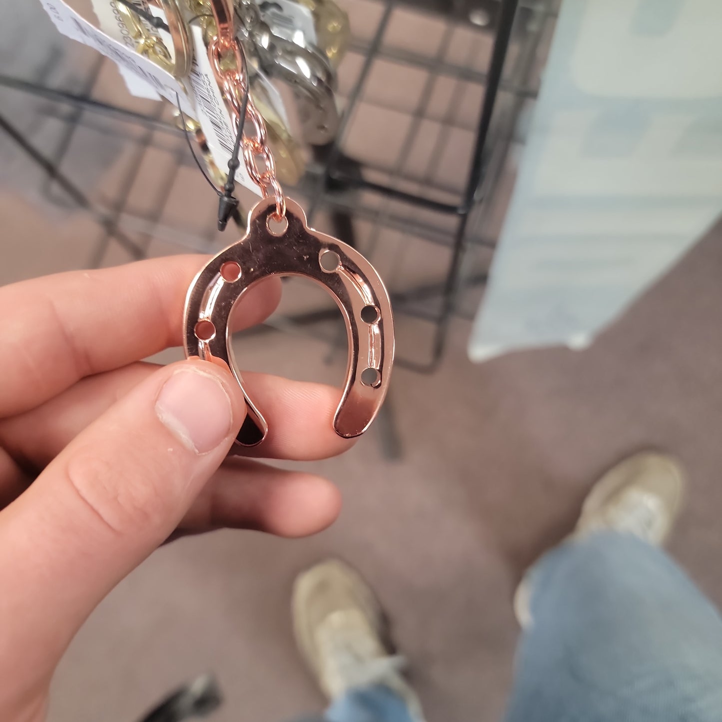 Horseshoe keychain