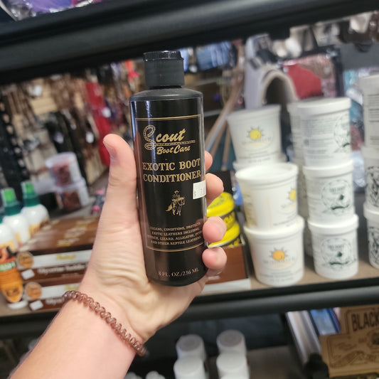SCOUT BOOT CARE-TAN : exotic boot conditioner