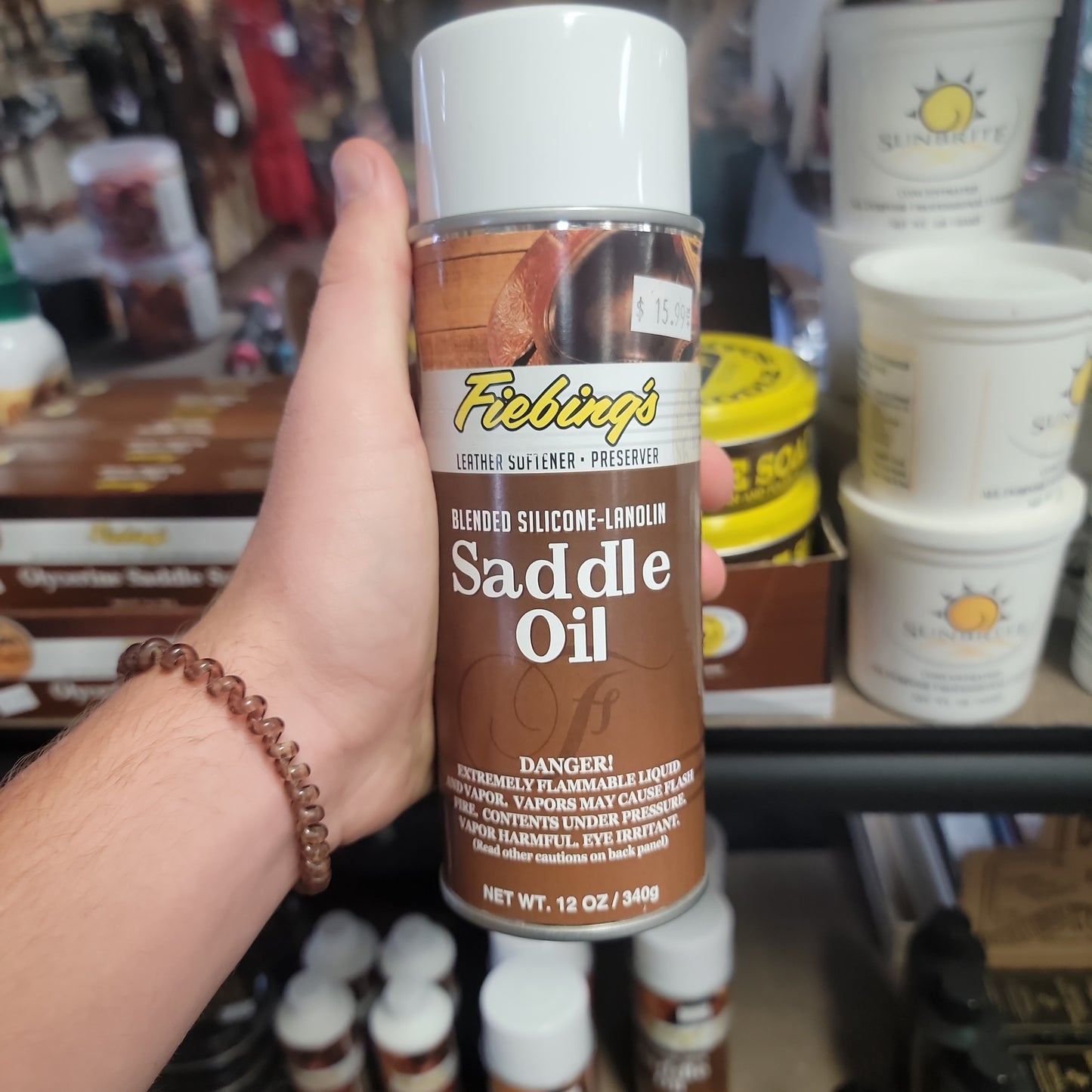 Fiebings SADDLE OIL-BROWN