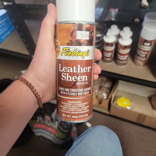 Fiebings Leather Sheen-Brown : 10.6OZ