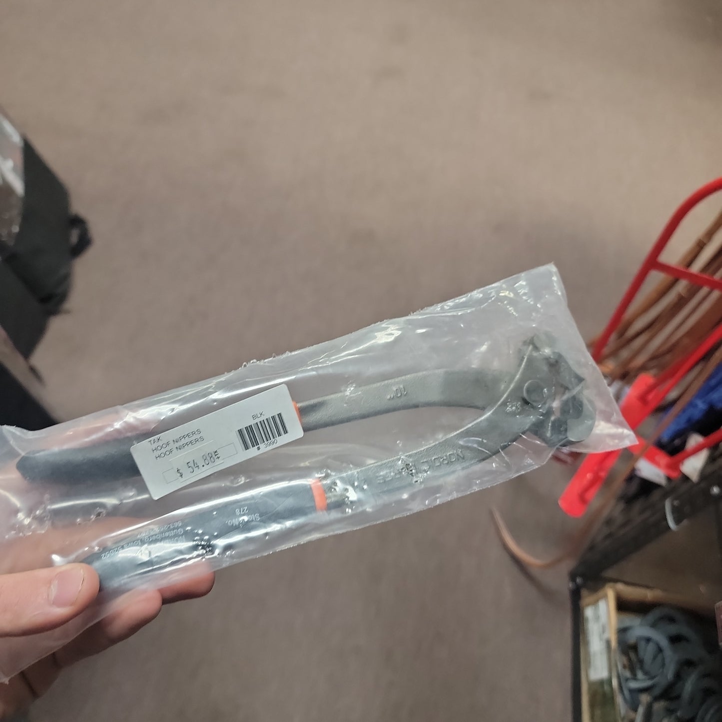 CUTTING EDGE HOOF NIPPER-BLACK : 10"