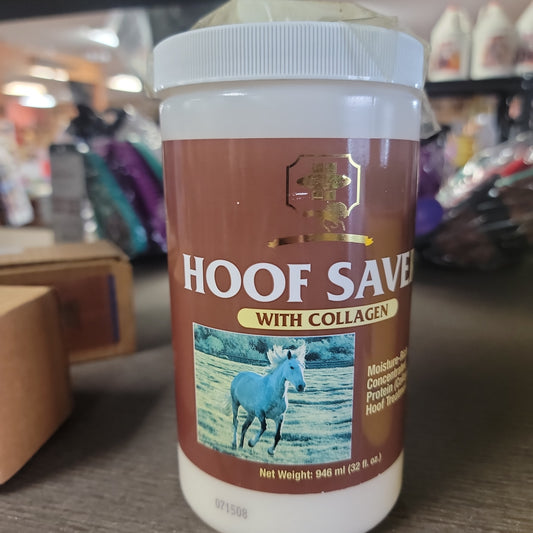 Hoof saver with collagen