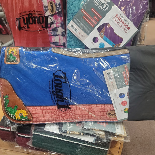 CACTUS SADDLE PAD BLUE-31 X32