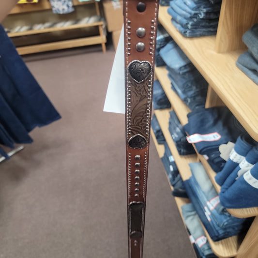 GIRLS ARIAT BELT-BROWN : 22