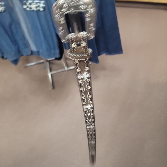 GIRLS ARIAT CROSS BELT-BROWN : 28