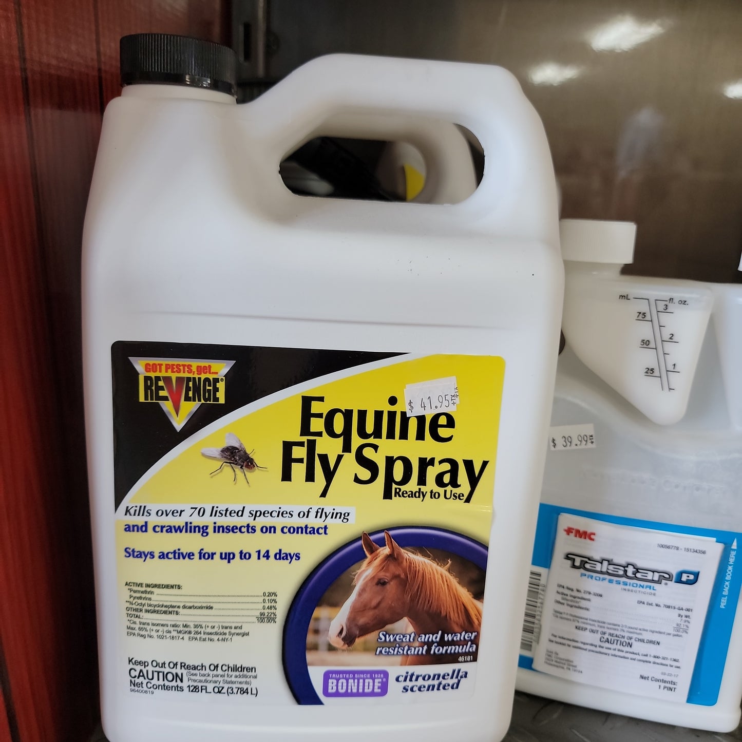 REVENGE EQUINE FLY SPRAY-WHITE : GALLON