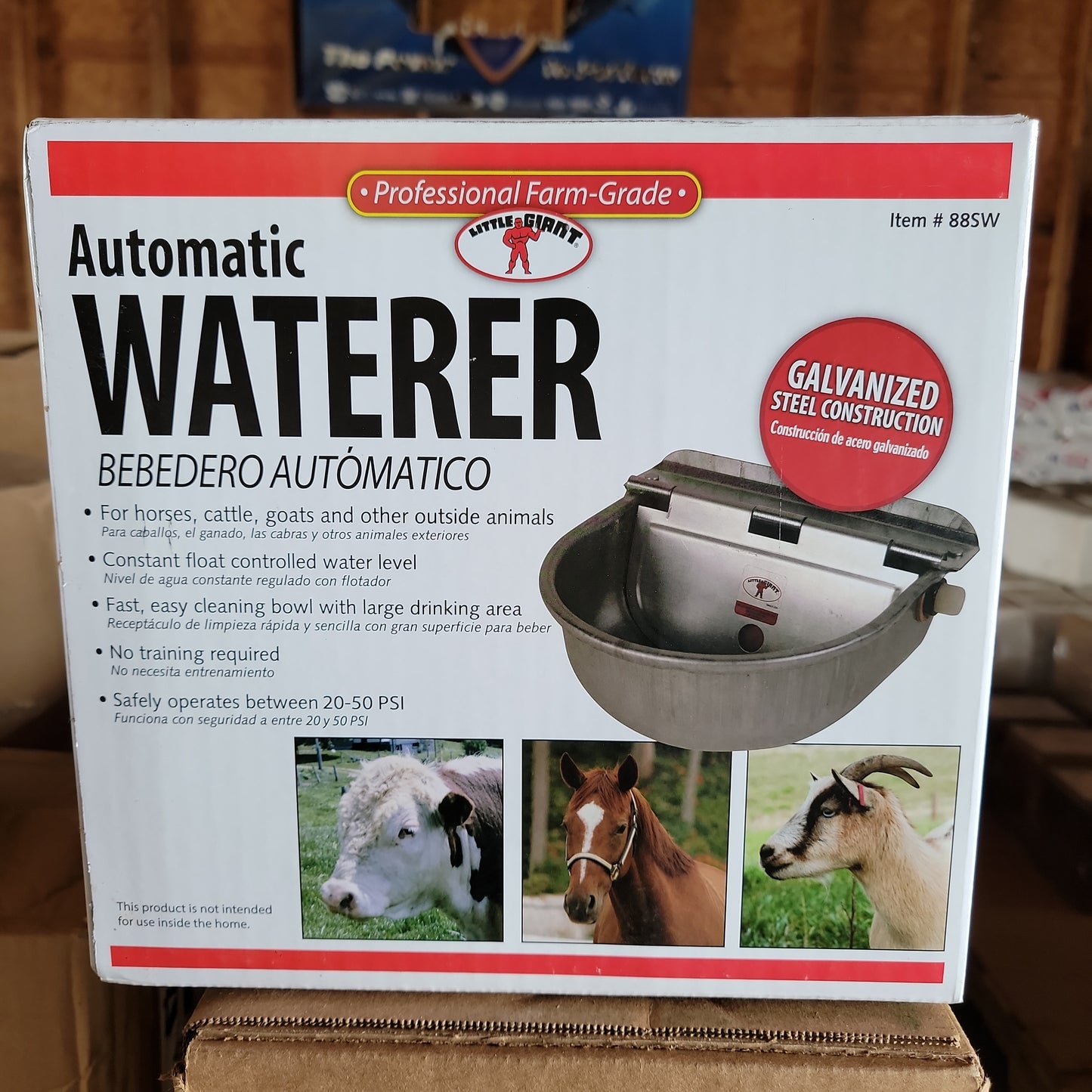 Automatic Galv. Waterer-Galvanized 88SW