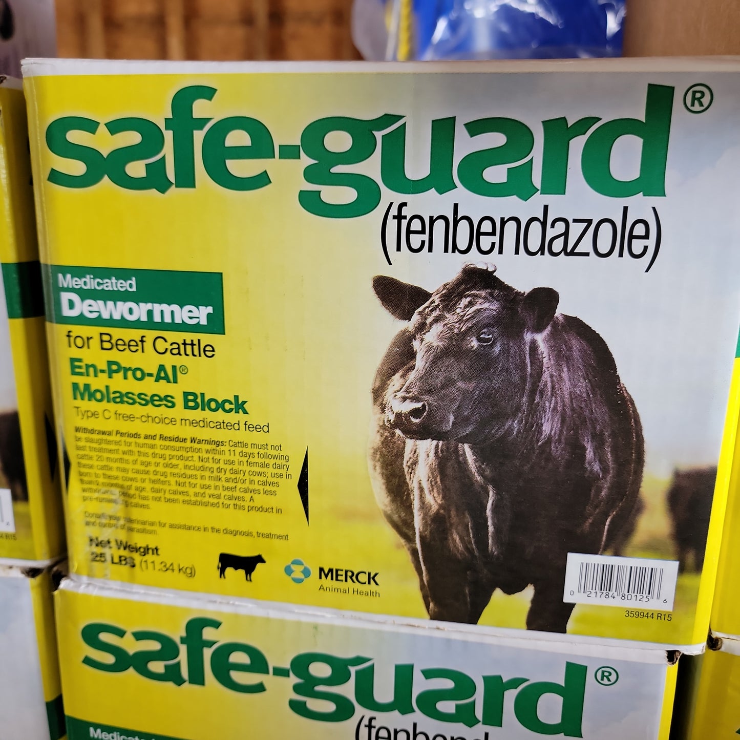 Safe Guard Cattle Dewormer Block-25#