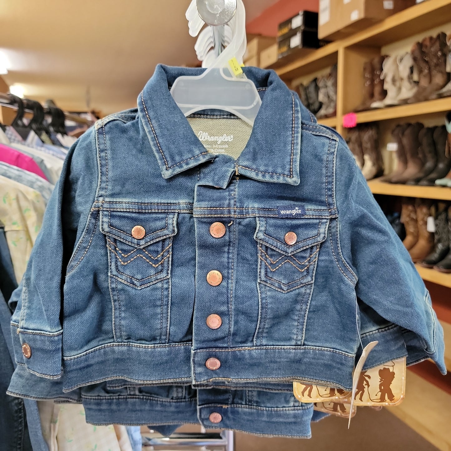 Wrangler baby unisex denim jacket PQK126D