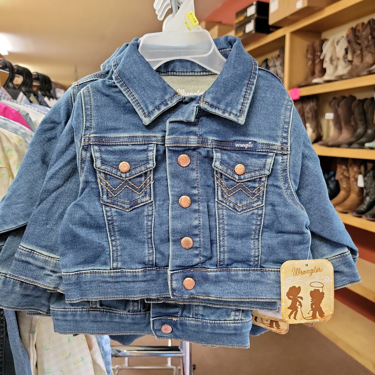 Wrangler baby unisex denim jacket PQK126D