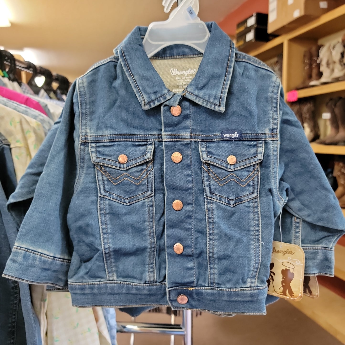 Wrangler baby unisex denim jacket PQK126D