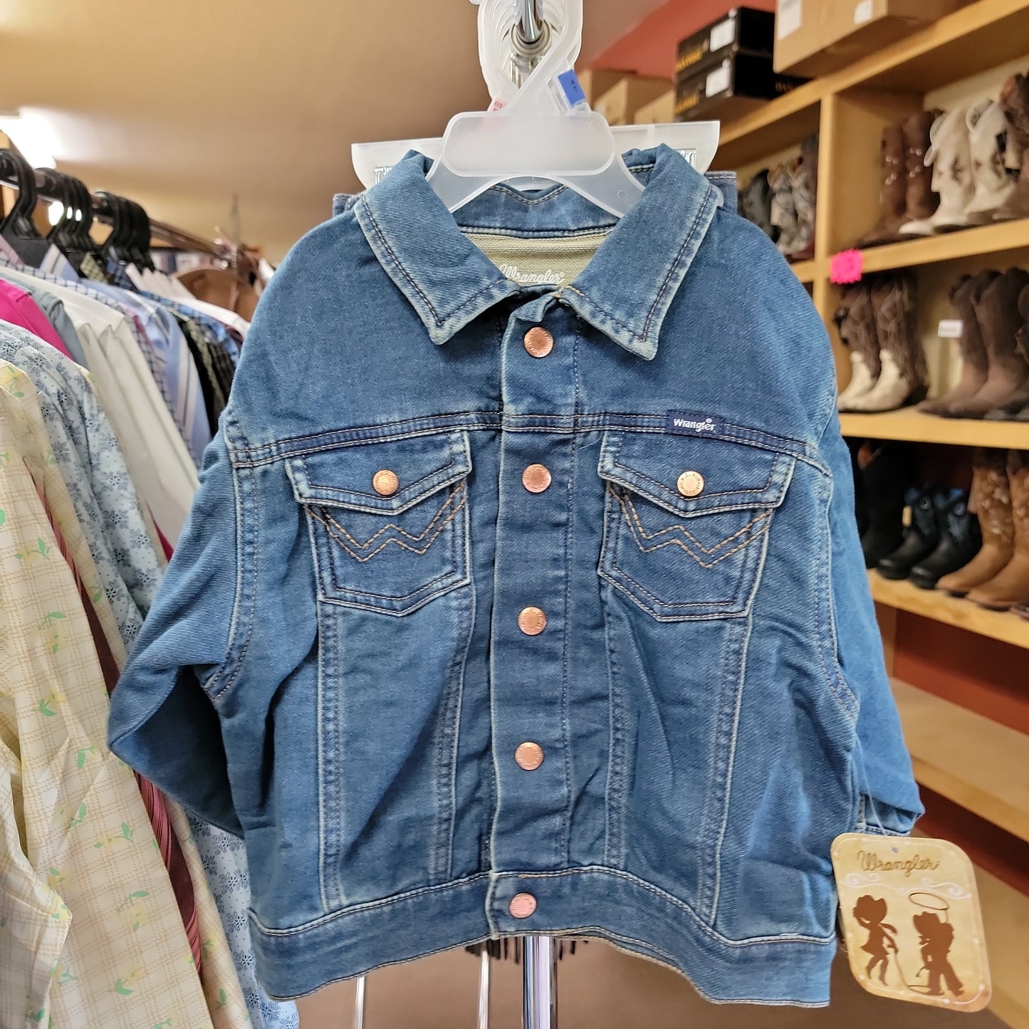 Wrangler baby unisex denim jacket PQK126D