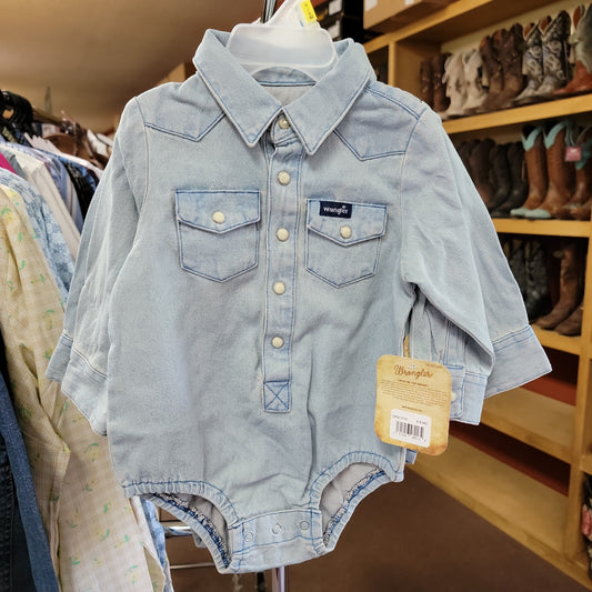 Wrangler western baby body suit PQ1371D