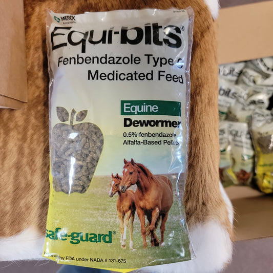Equibits medicated feed