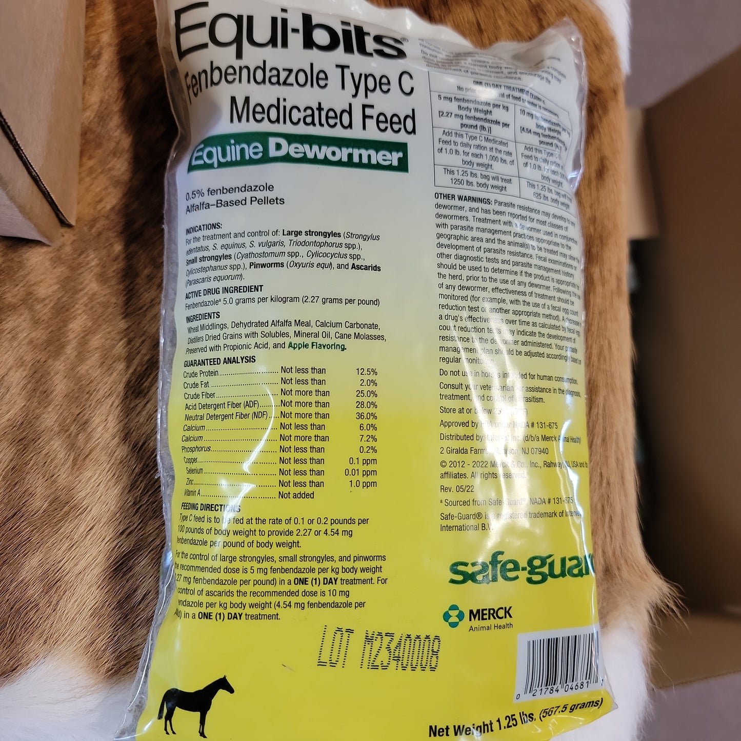 Equibits medicated feed