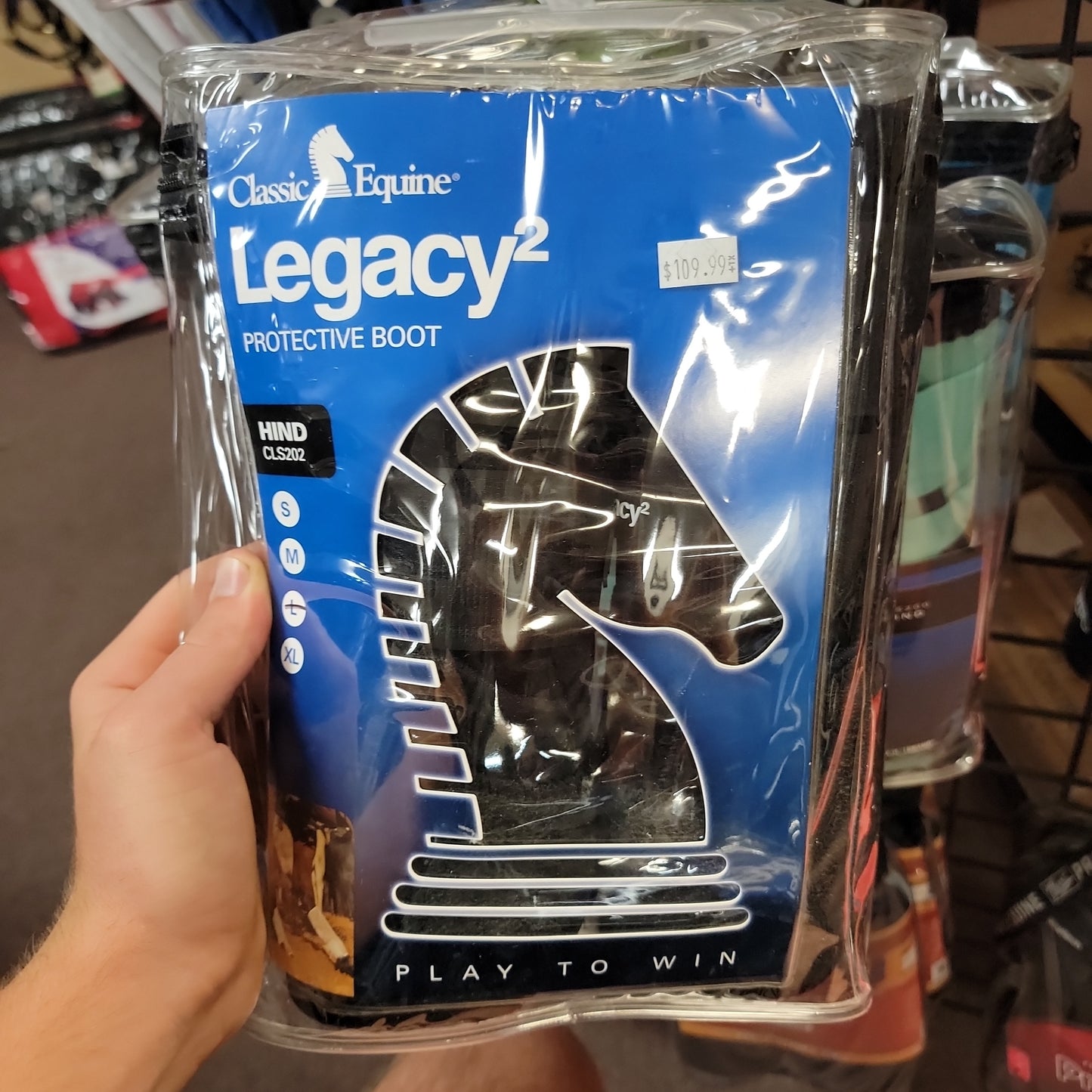 LEGACY2 HIND PROTECTIVE BOOT-BLACK : L