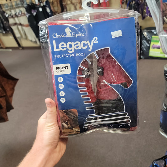 LEGACY2 FRONT PROTECTIVE BOOT-CRIMSON : M