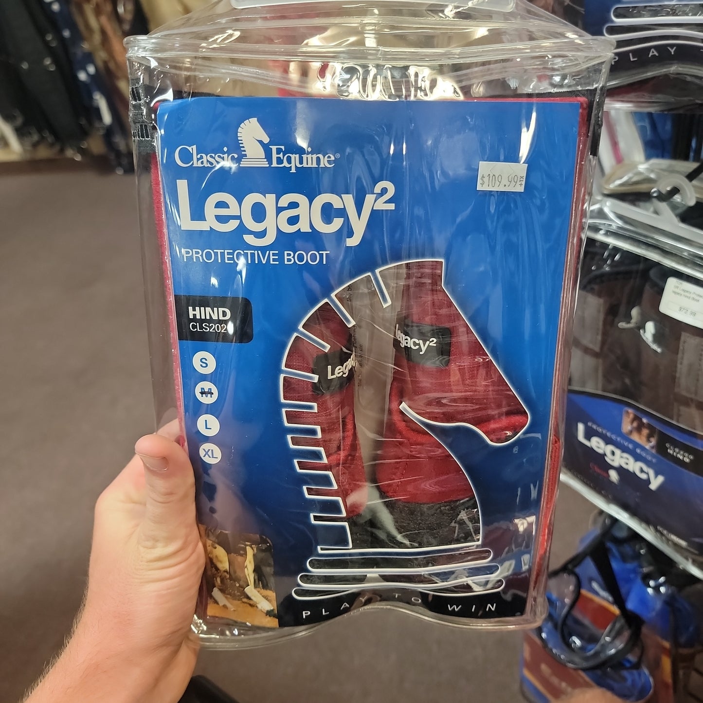 LEGACY2 HIND PROTECTIVE BOOT-CRIMSON : M