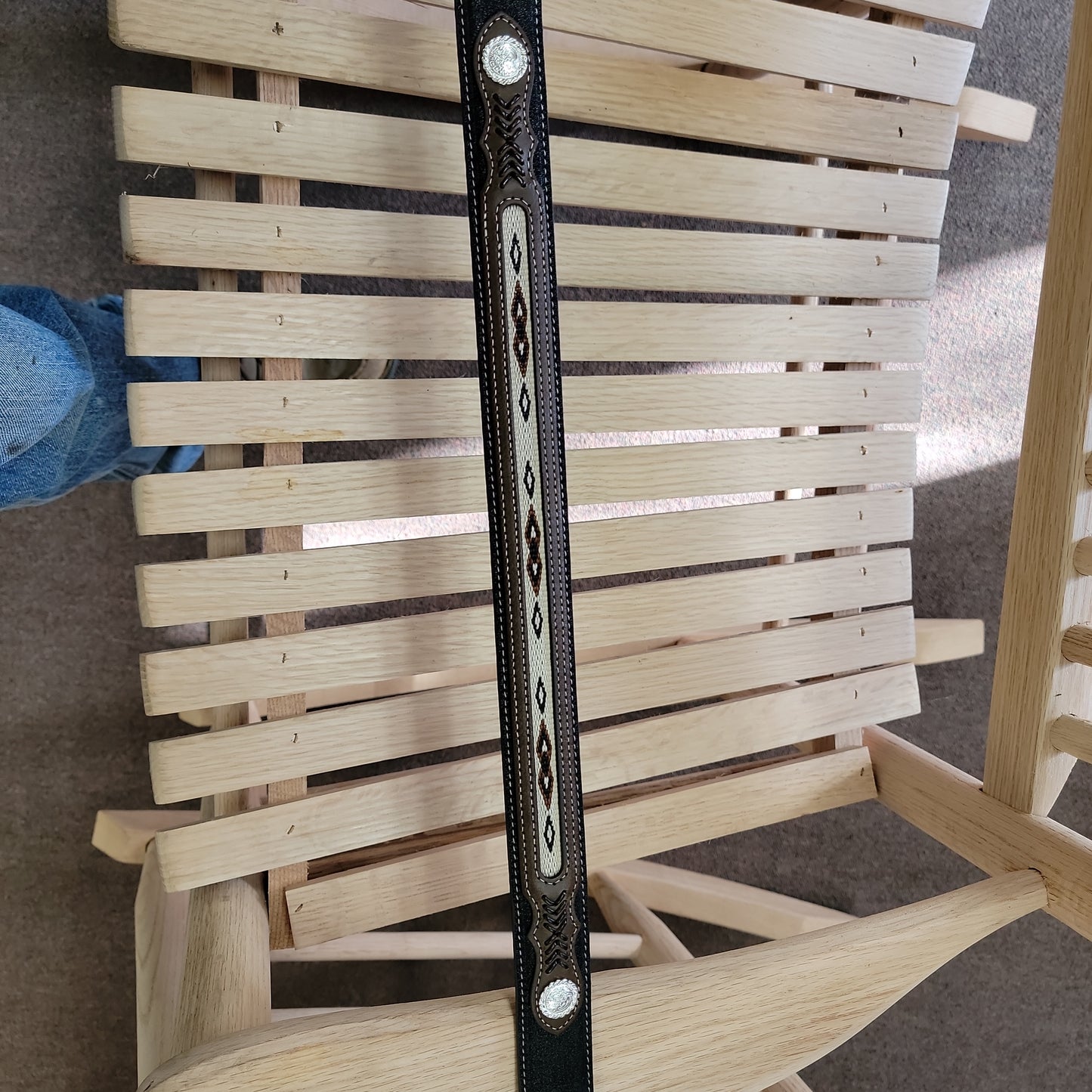 Nocona Mens belt-slv N2475701