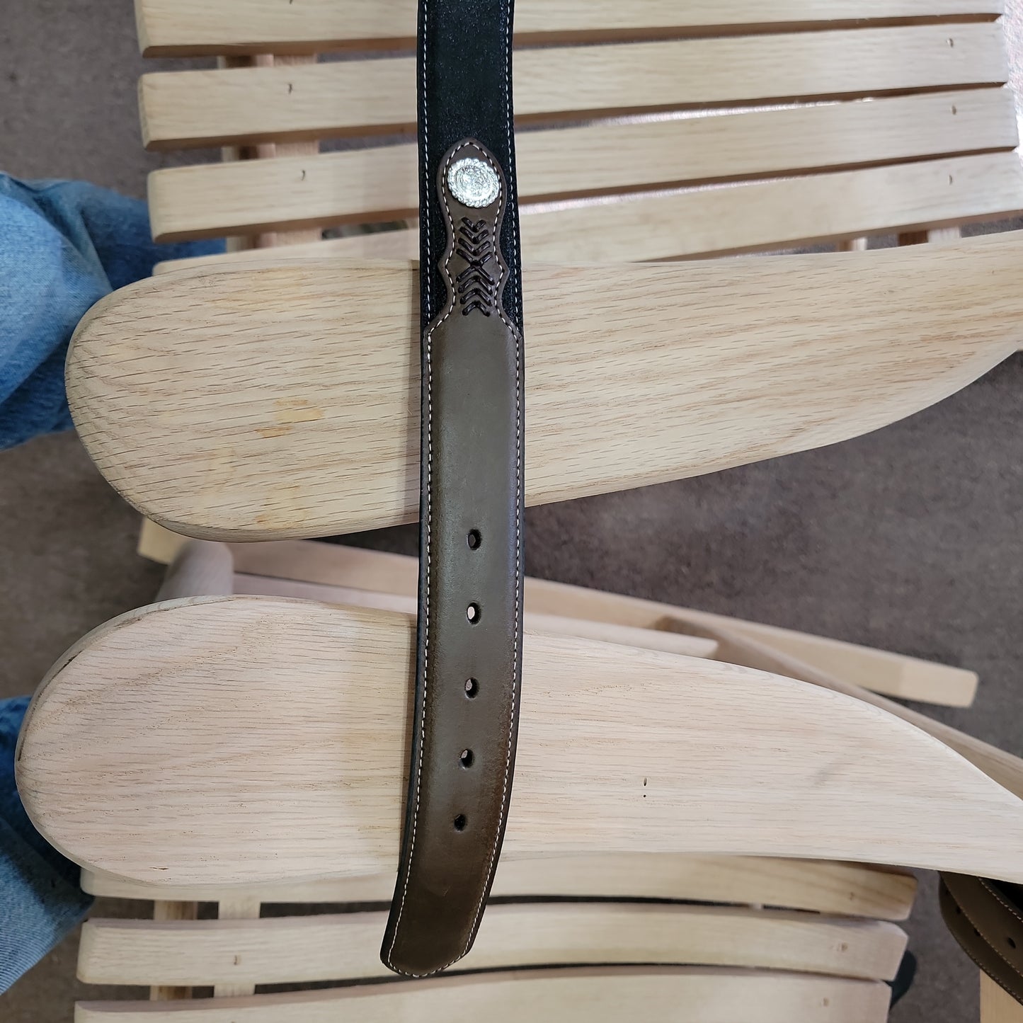 Nocona Mens belt-slv N2475701